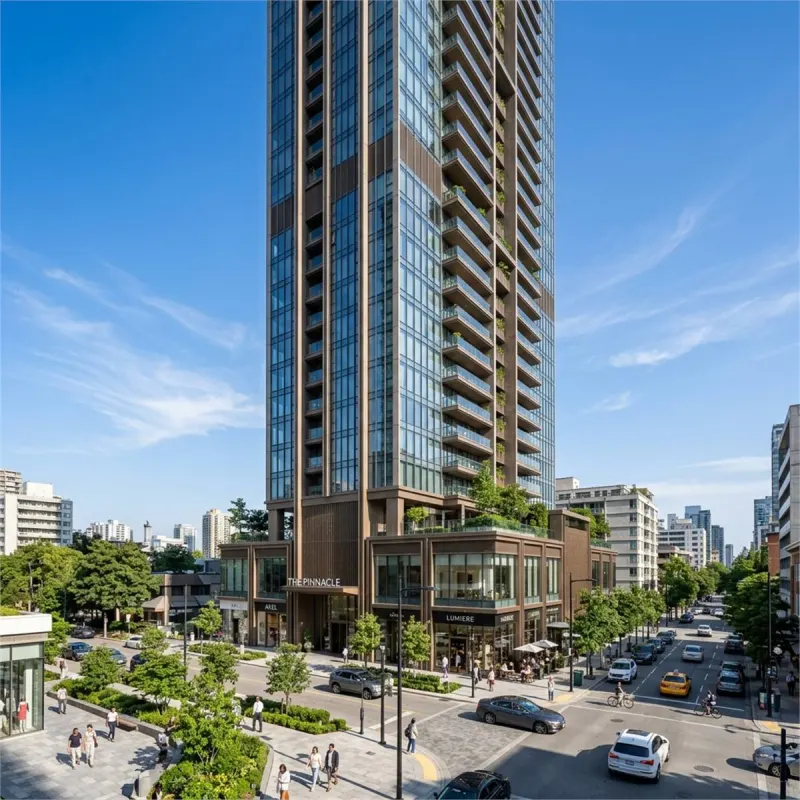 High-rise residential and commercial property